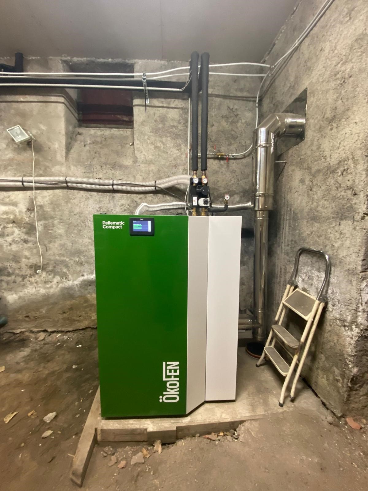 Installation d'un équipement de chauffage par Dôme Auvergne Énergie