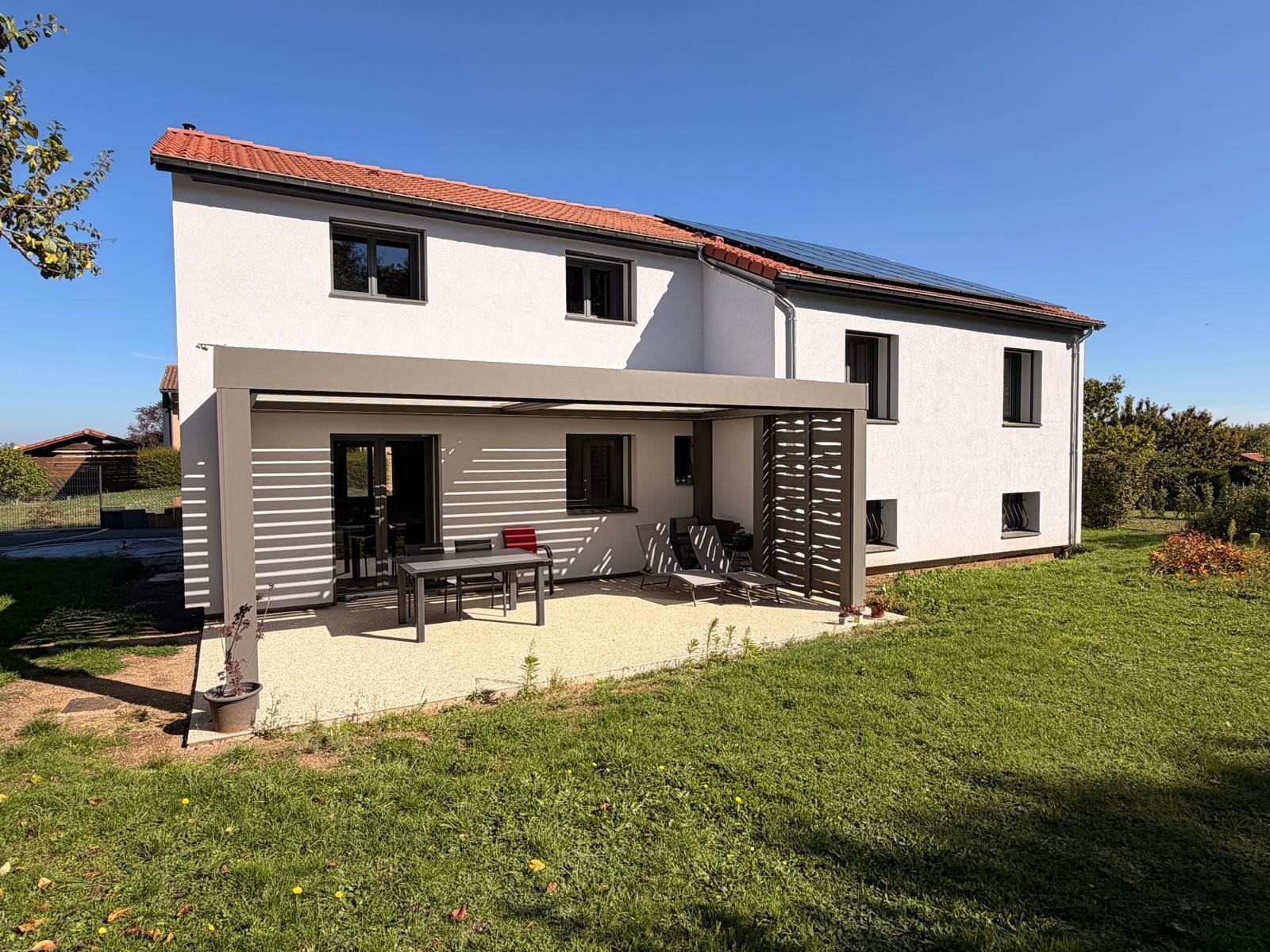 Chantier d'isolation extérieure dans le Puy-de-Dôme
